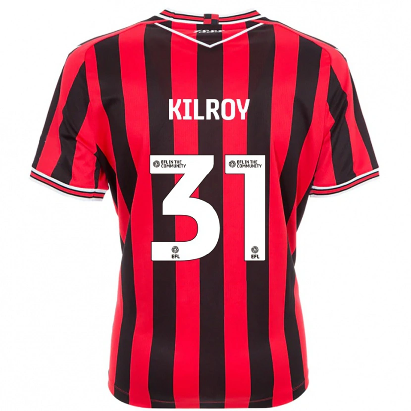 Danxen Herren Jenson Kilroy #31 Rot Schwarz Heimtrikot Trikot 2025/26 T-Shirt Österreich