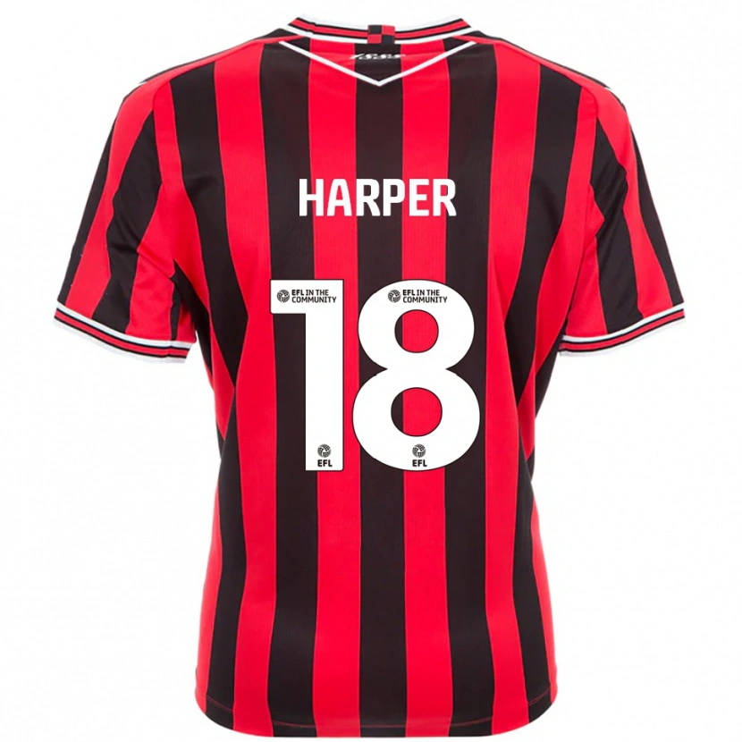 Danxen Herren Vincent Harper #18 Rot Schwarz Heimtrikot Trikot 2025/26 T-Shirt Österreich
