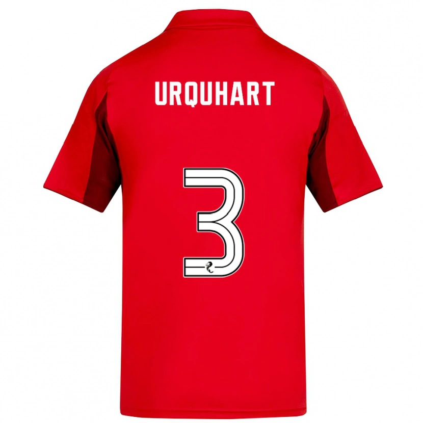 Danxen Herren Millie Urquhart #3 Rot Burgunderrot Heimtrikot Trikot 2025/26 T-Shirt Österreich