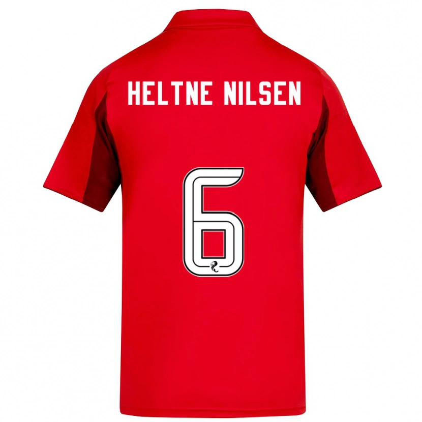 Danxen Herren Sivert Heltne Nilsen #6 Rot Burgunderrot Heimtrikot Trikot 2025/26 T-Shirt Österreich