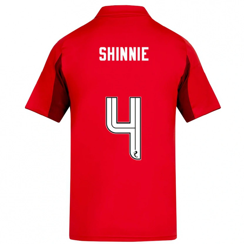 Danxen Herren Graeme Shinnie #4 Rot Burgunderrot Heimtrikot Trikot 2025/26 T-Shirt Österreich
