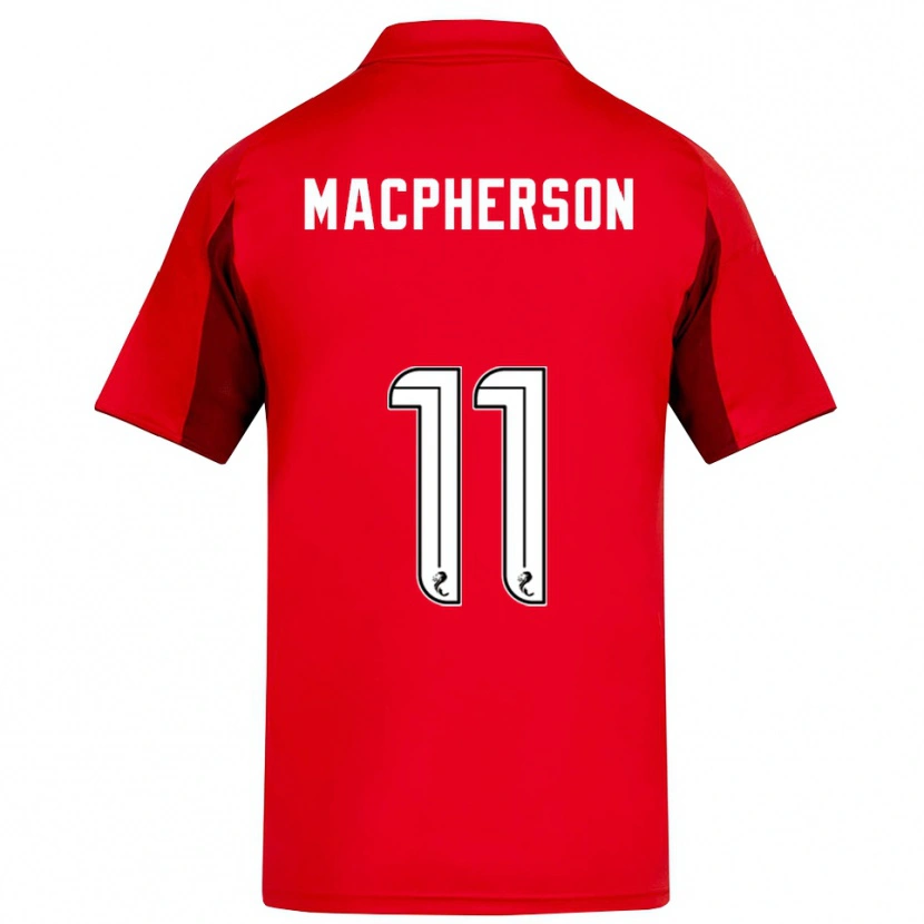 Danxen Herren Keira Macpherson #11 Rot Burgunderrot Heimtrikot Trikot 2025/26 T-Shirt Österreich