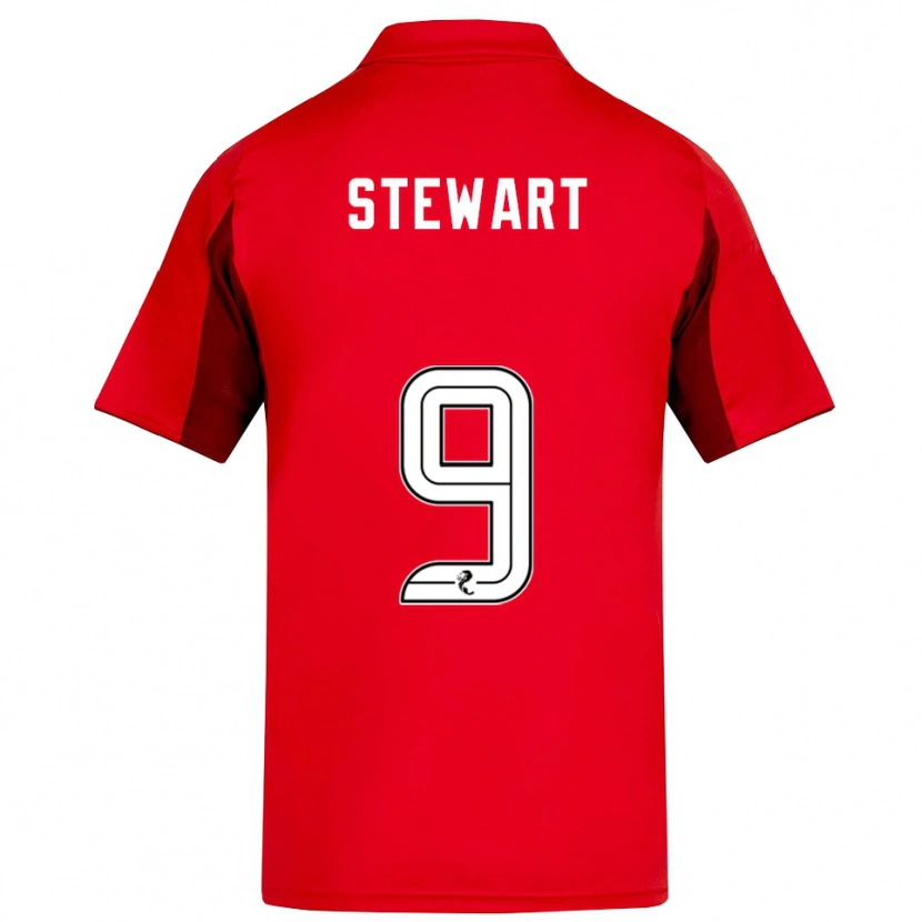 Danxen Herren Hannah Stewart #9 Rot Burgunderrot Heimtrikot Trikot 2025/26 T-Shirt Österreich