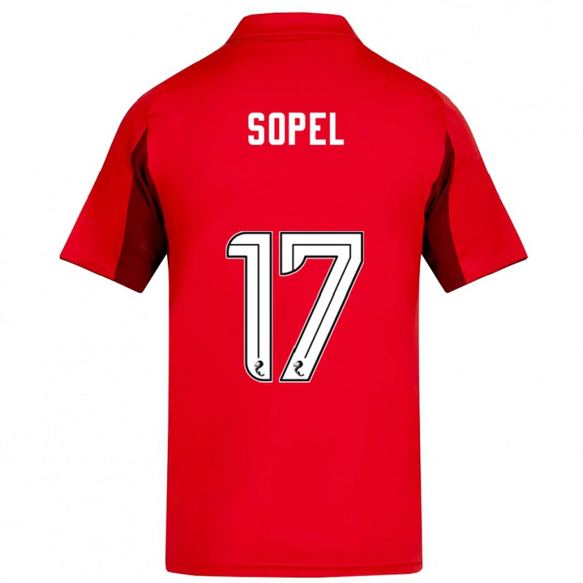 Danxen Herren Nadia Sopel #17 Rot Burgunderrot Heimtrikot Trikot 2025/26 T-Shirt Österreich