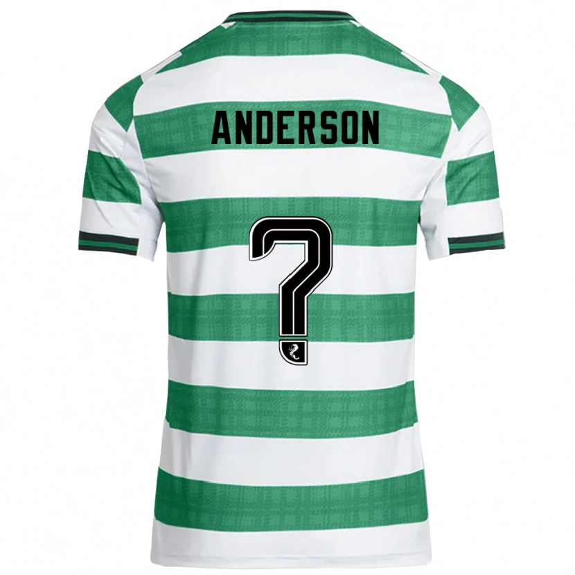 Danxen Herren Cayden Anderson #0 Grün Weiß Heimtrikot Trikot 2025/26 T-Shirt Österreich