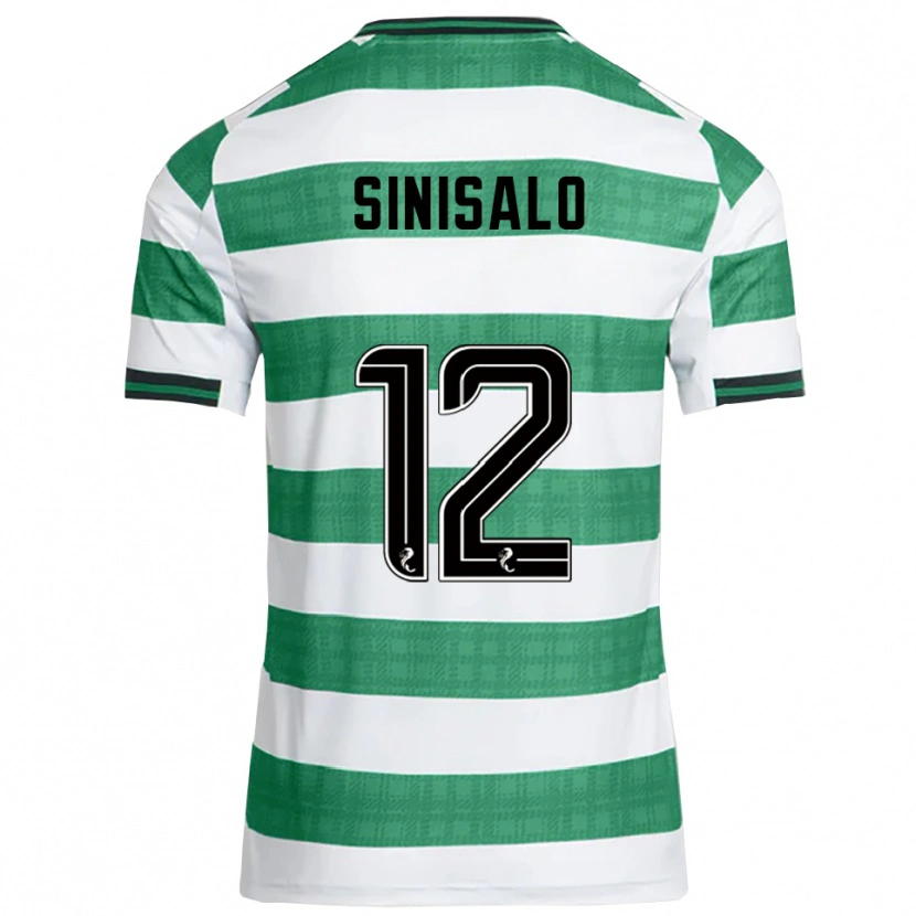 Danxen Herren Viljami Sinisalo #12 Grün Weiß Heimtrikot Trikot 2025/26 T-Shirt Österreich