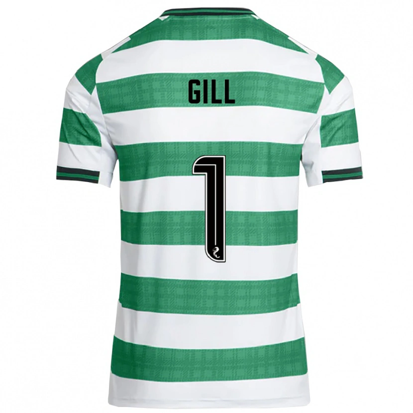 Danxen Herren Marcus Gill #1 Grün Weiß Heimtrikot Trikot 2025/26 T-Shirt Österreich