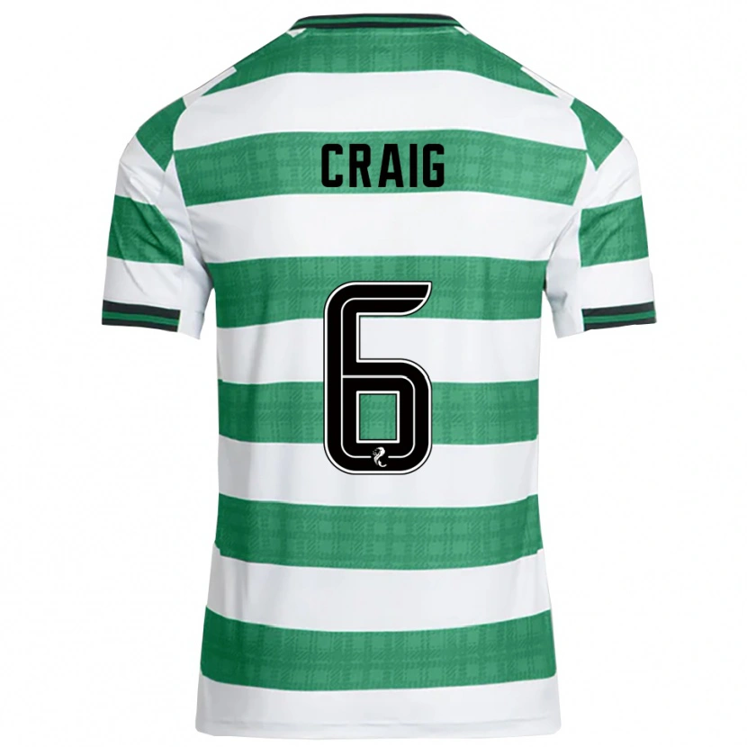 Danxen Herren Chloe Craig #6 Grün Weiß Heimtrikot Trikot 2025/26 T-Shirt Österreich