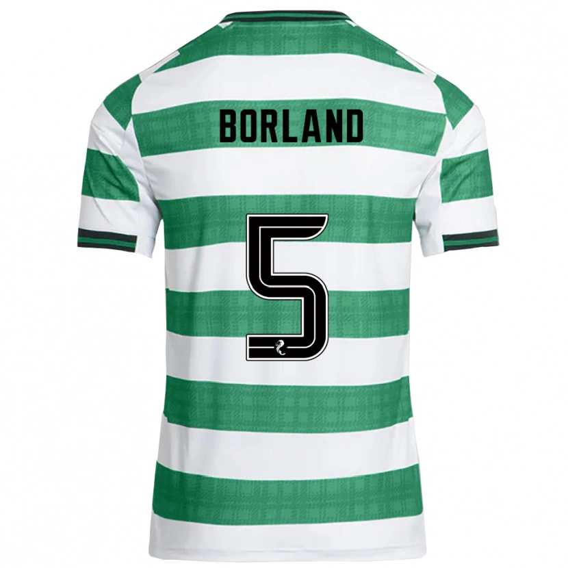 Danxen Herren Hayden Borland #5 Grün Weiß Heimtrikot Trikot 2025/26 T-Shirt Österreich