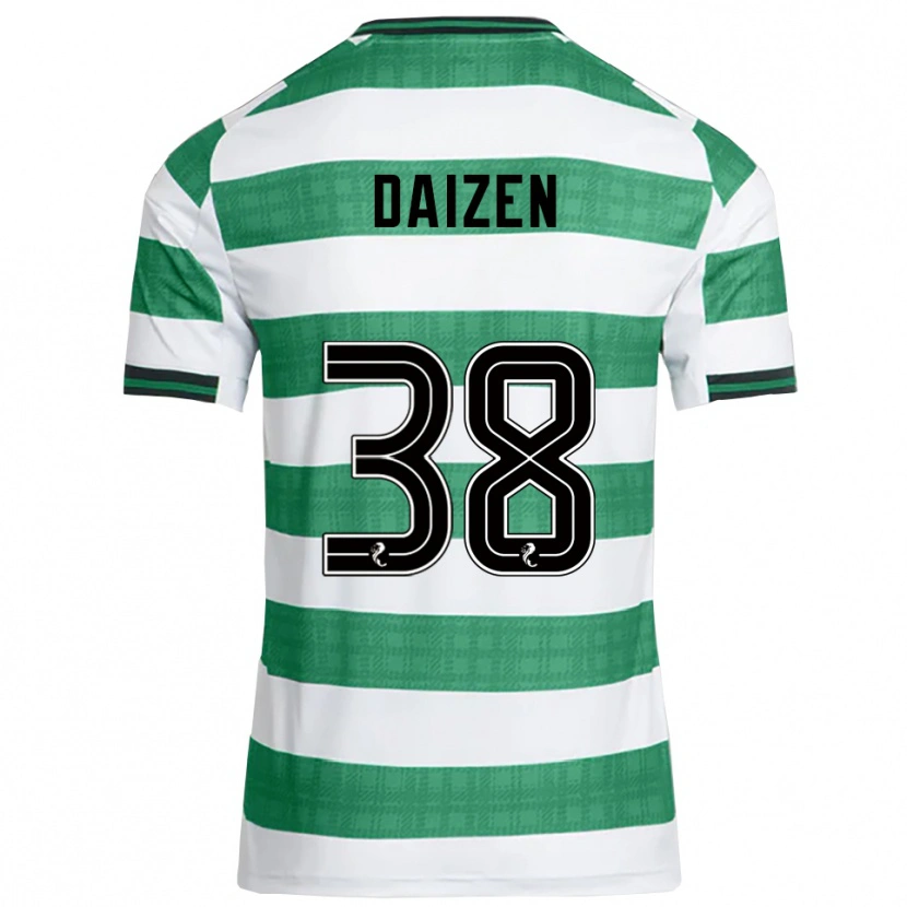 Danxen Herren Daizen Maeda #38 Grün Weiß Heimtrikot Trikot 2025/26 T-Shirt Österreich