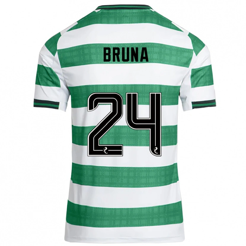 Danxen Herren Bruna Lourenço #24 Grün Weiß Heimtrikot Trikot 2025/26 T-Shirt Österreich