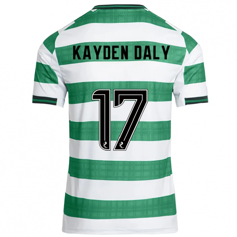 Danxen Herren Kayden Daly #17 Grün Weiß Heimtrikot Trikot 2025/26 T-Shirt Österreich