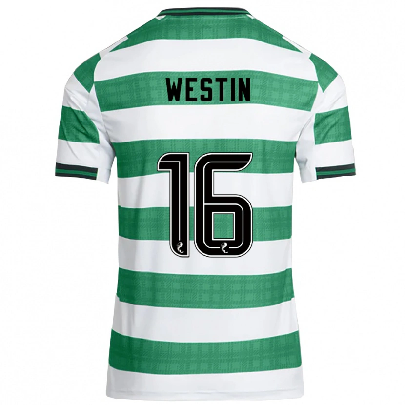 Danxen Herren Emma Westin #16 Grün Weiß Heimtrikot Trikot 2025/26 T-Shirt Österreich