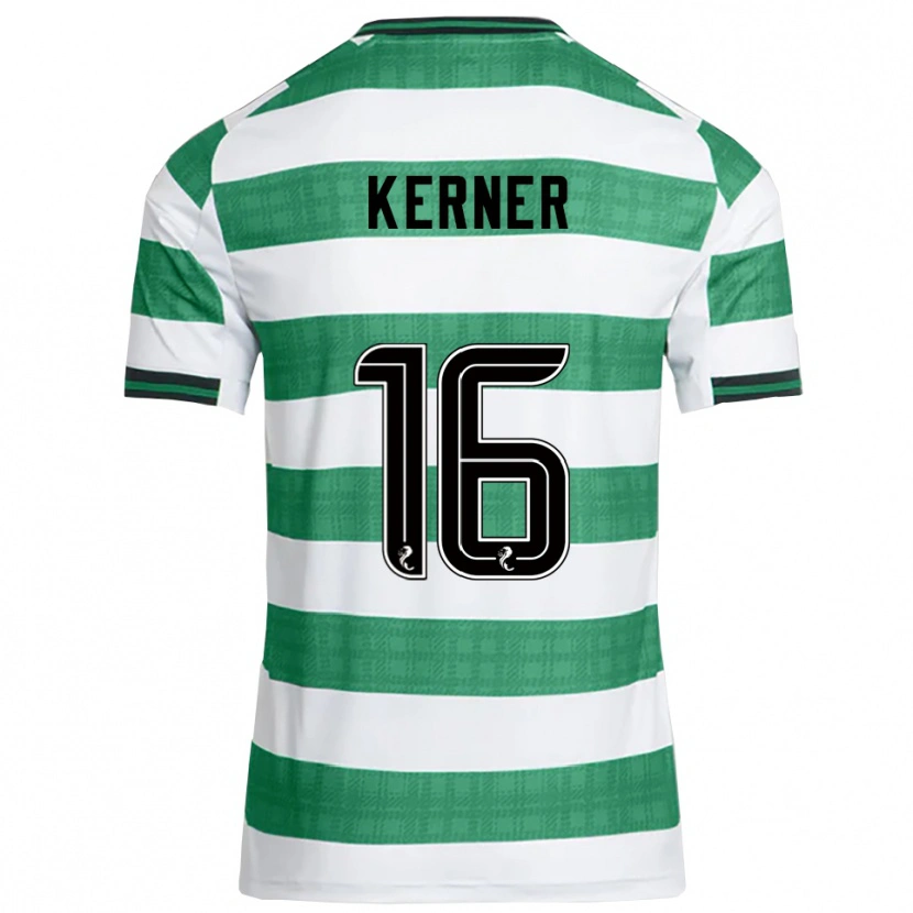 Danxen Herren Hana Kerner #16 Grün Weiß Heimtrikot Trikot 2025/26 T-Shirt Österreich