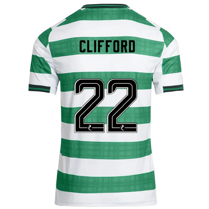 Danxen Herren Lucy Ashworth-Clifford #22 Grün Weiß Heimtrikot Trikot 2025/26 T-Shirt Österreich