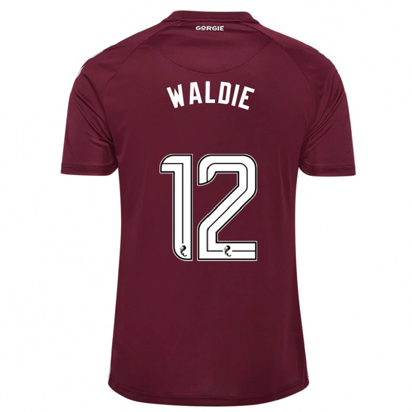 Danxen Herren Lizzie Waldie #12 Burgunderrot Weiß Heimtrikot Trikot 2025/26 T-Shirt Österreich