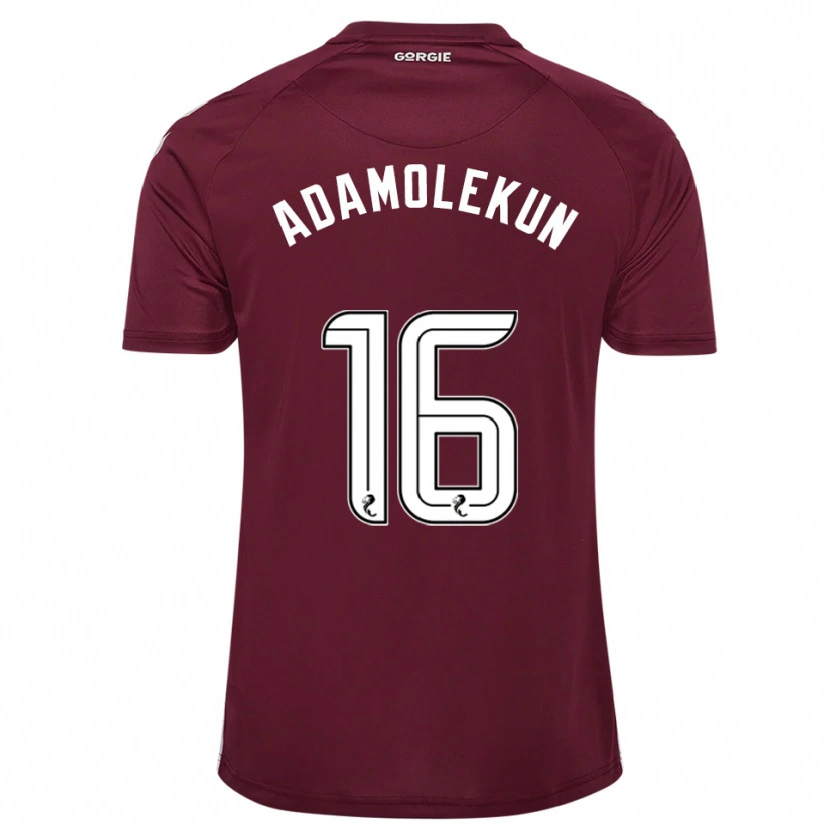Danxen Herren Olufolasade Adamolekun #16 Burgunderrot Weiß Heimtrikot Trikot 2025/26 T-Shirt Österreich