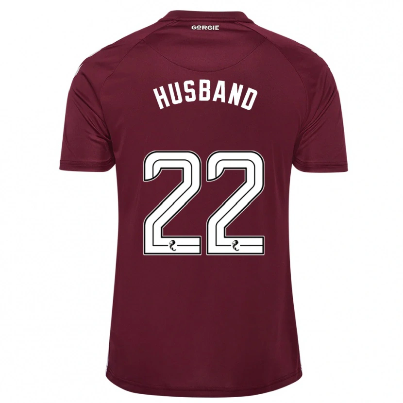 Danxen Herren Jessica Husband #22 Burgunderrot Weiß Heimtrikot Trikot 2025/26 T-Shirt Österreich