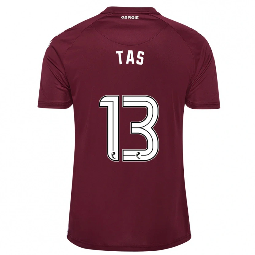 Danxen Herren Lyndon Tas #13 Burgunderrot Weiß Heimtrikot Trikot 2025/26 T-Shirt Österreich