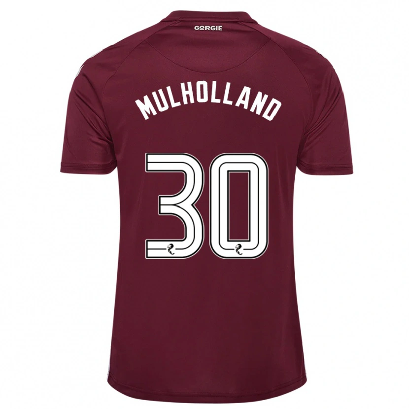 Danxen Herren James Mulholland #30 Burgunderrot Weiß Heimtrikot Trikot 2025/26 T-Shirt Österreich