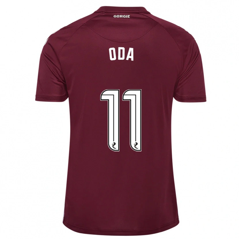 Danxen Herren Yutaro Oda #11 Burgunderrot Weiß Heimtrikot Trikot 2025/26 T-Shirt Österreich