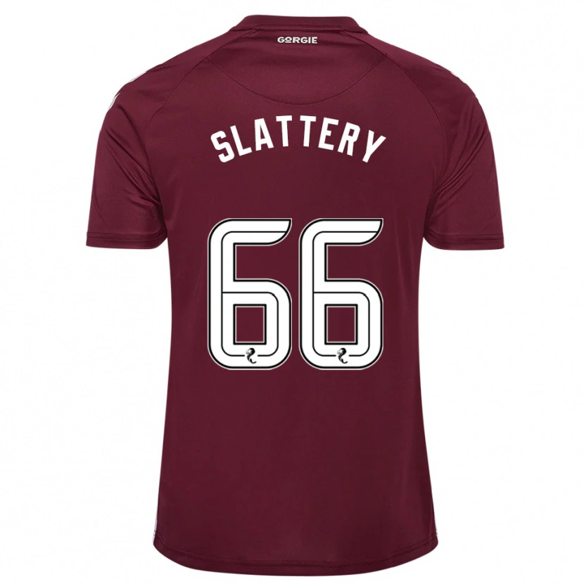 Danxen Herren Jenna Slattery #66 Burgunderrot Weiß Heimtrikot Trikot 2025/26 T-Shirt Österreich