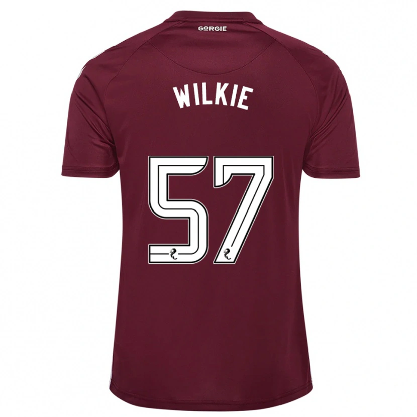 Danxen Herren Coupar Wilkie #57 Burgunderrot Weiß Heimtrikot Trikot 2025/26 T-Shirt Österreich