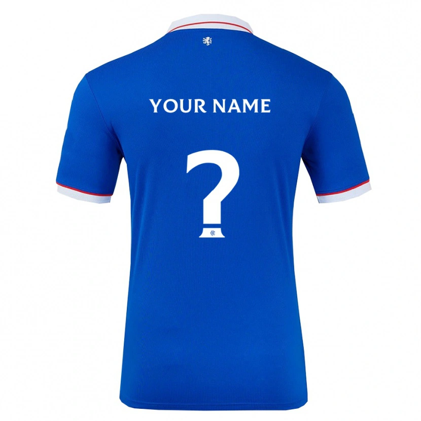 Danxen Herren Ihren Namen #0 Blau Weiß Heimtrikot Trikot 2025/26 T-Shirt Österreich