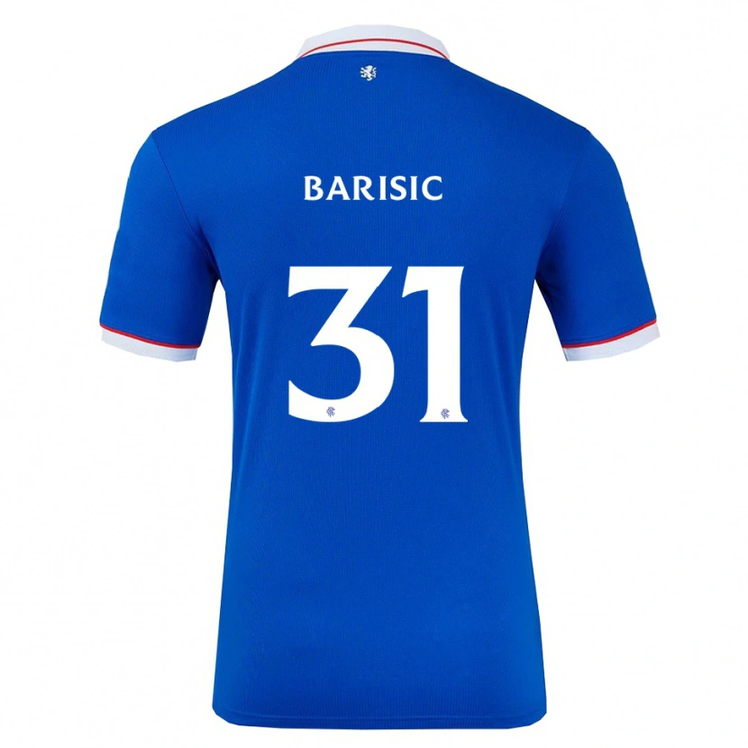 Danxen Herren Borna Barisic #31 Blau Weiß Heimtrikot Trikot 2025/26 T-Shirt Österreich