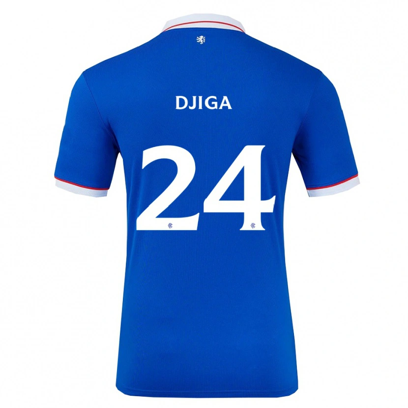 Danxen Herren Nasser Djiga #24 Blau Weiß Heimtrikot Trikot 2025/26 T-Shirt Österreich