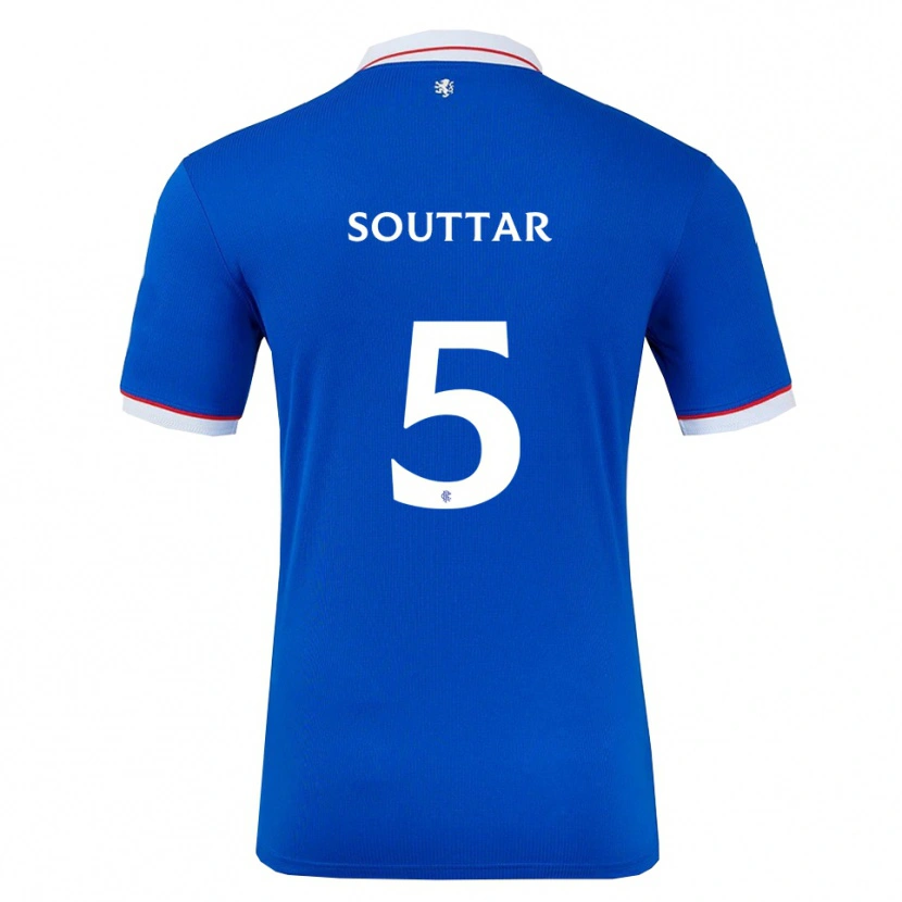 Danxen Herren John Souttar #5 Blau Weiß Heimtrikot Trikot 2025/26 T-Shirt Österreich