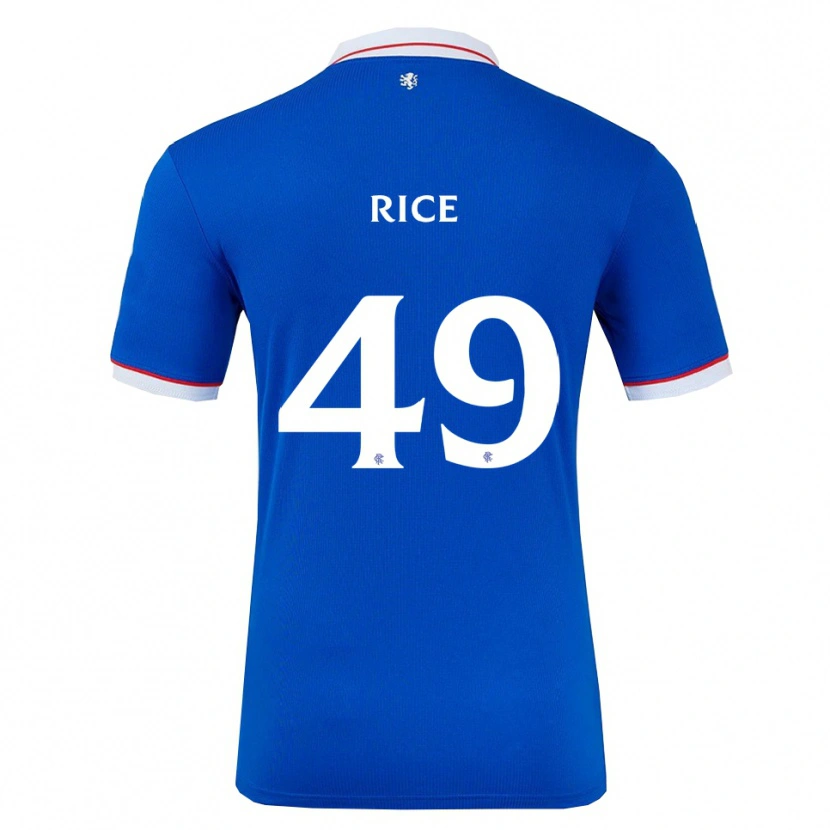 Danxen Herren Bailey Rice #49 Blau Weiß Heimtrikot Trikot 2025/26 T-Shirt Österreich