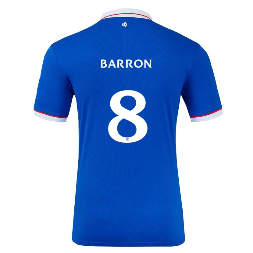 Danxen Herren Connor Barron #8 Blau Weiß Heimtrikot Trikot 2025/26 T-Shirt Österreich