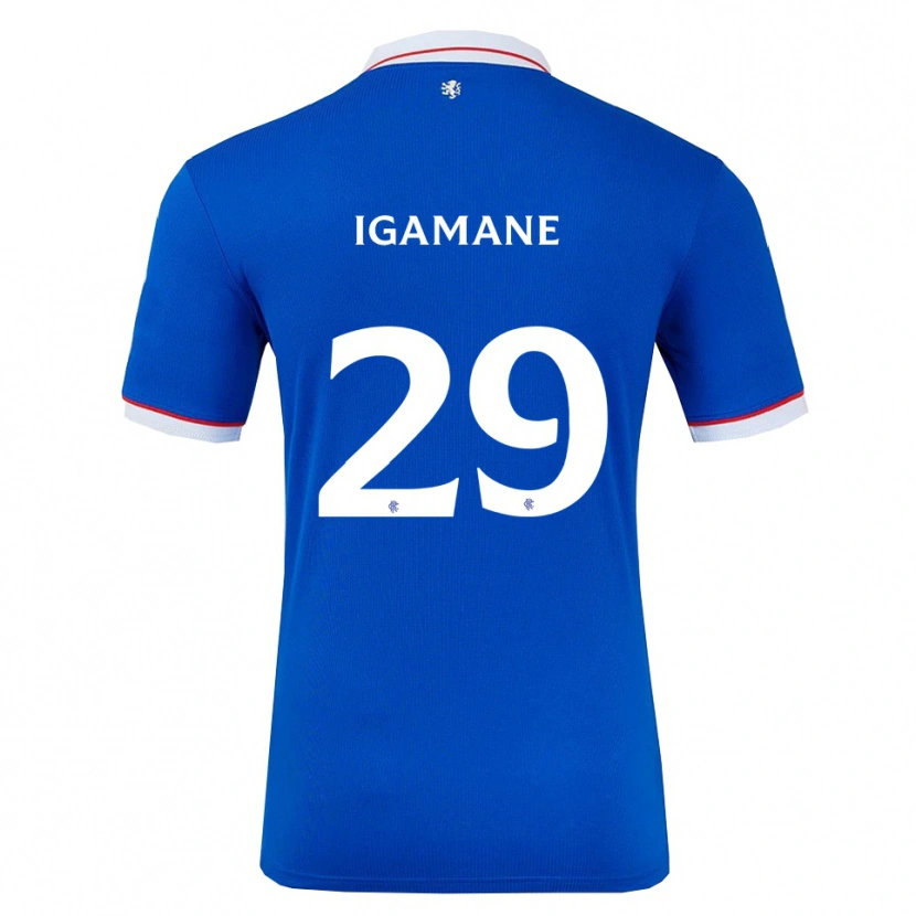Danxen Herren Hamza Igamane #29 Blau Weiß Heimtrikot Trikot 2025/26 T-Shirt Österreich