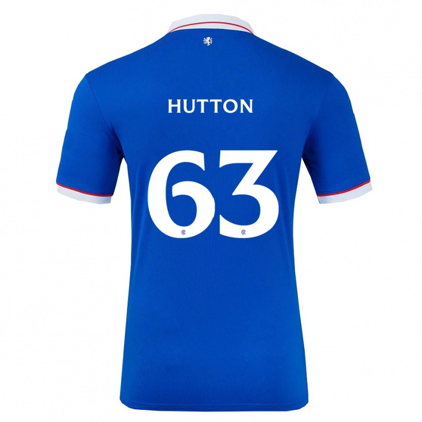 Danxen Herren Zander Hutton #63 Blau Weiß Heimtrikot Trikot 2025/26 T-Shirt Österreich
