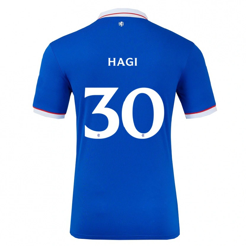 Danxen Herren Ianis Hagi #30 Blau Weiß Heimtrikot Trikot 2025/26 T-Shirt Österreich