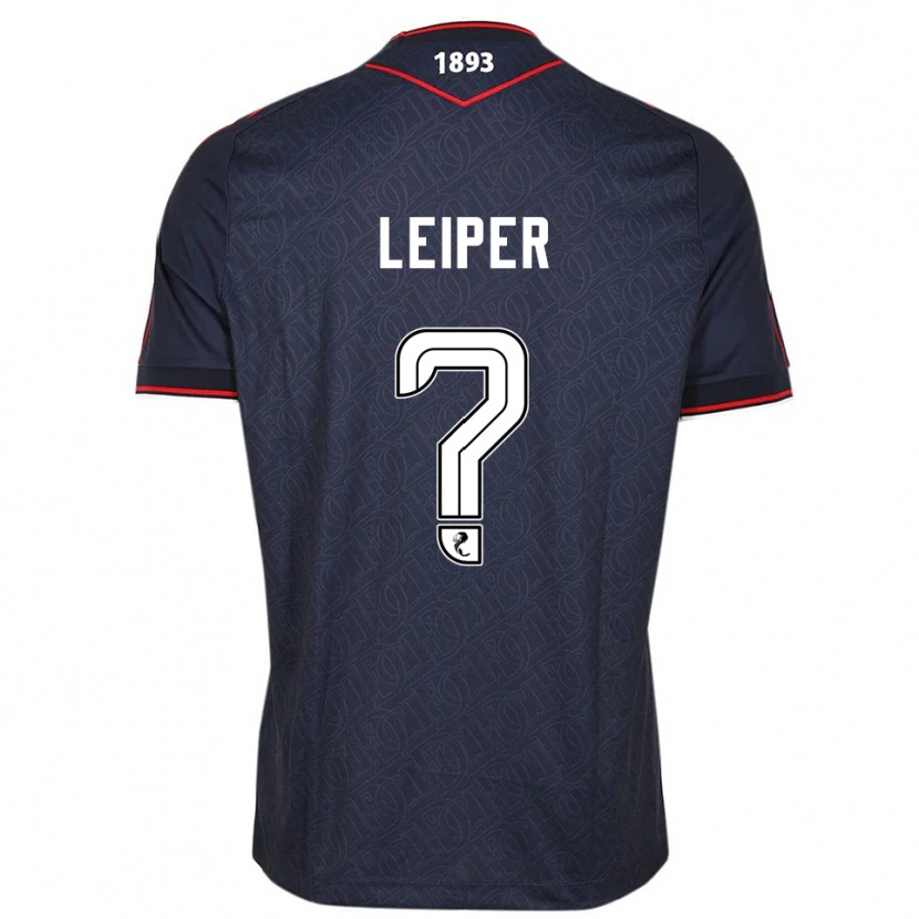 Danxen Herren Ashton Leiper #0 Marine Weiß Heimtrikot Trikot 2025/26 T-Shirt Österreich