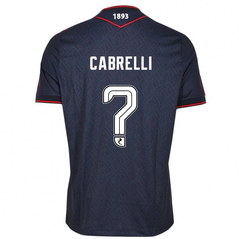 Danxen Herren David Cabrelli #0 Marine Weiß Heimtrikot Trikot 2025/26 T-Shirt Österreich