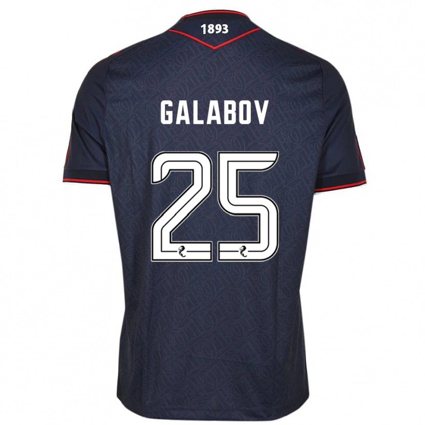 Danxen Herren Plamen Galabov #25 Marine Weiß Heimtrikot Trikot 2025/26 T-Shirt Österreich