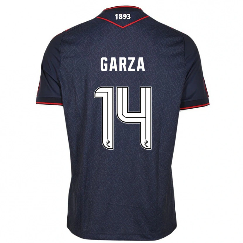 Danxen Herren César Garza #14 Marine Weiß Heimtrikot Trikot 2025/26 T-Shirt Österreich