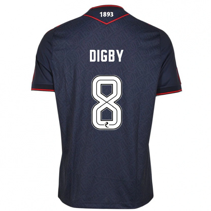 Danxen Herren Paul Digby #8 Marine Weiß Heimtrikot Trikot 2025/26 T-Shirt Österreich