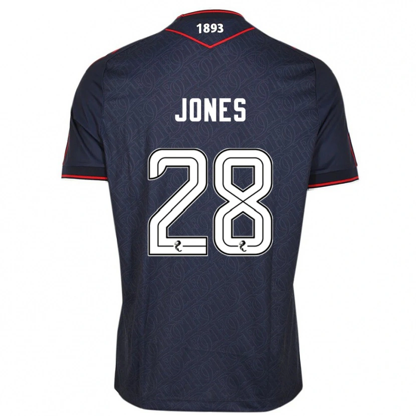 Danxen Herren Callum Jones #28 Marine Weiß Heimtrikot Trikot 2025/26 T-Shirt Österreich