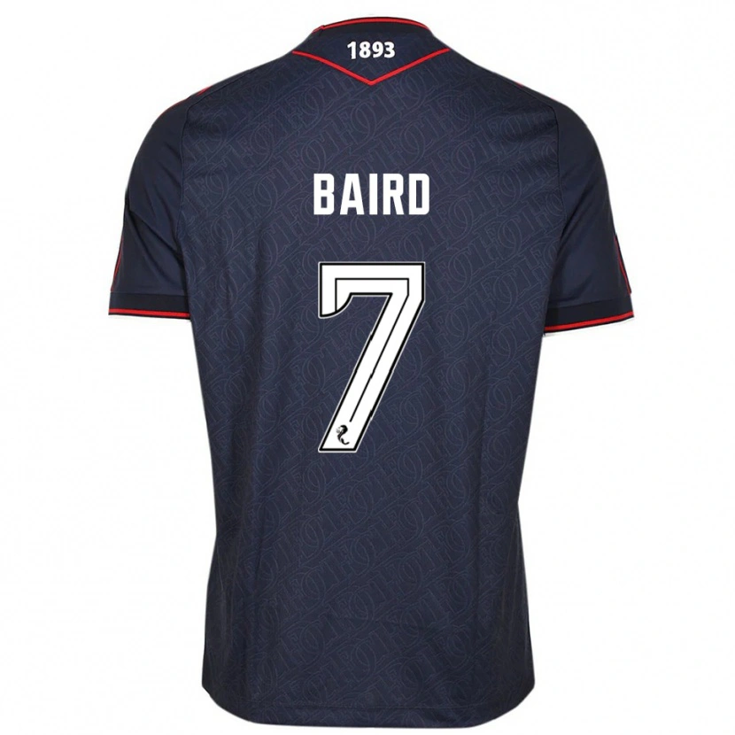 Danxen Herren Wallace Baird #7 Marine Weiß Heimtrikot Trikot 2025/26 T-Shirt Österreich