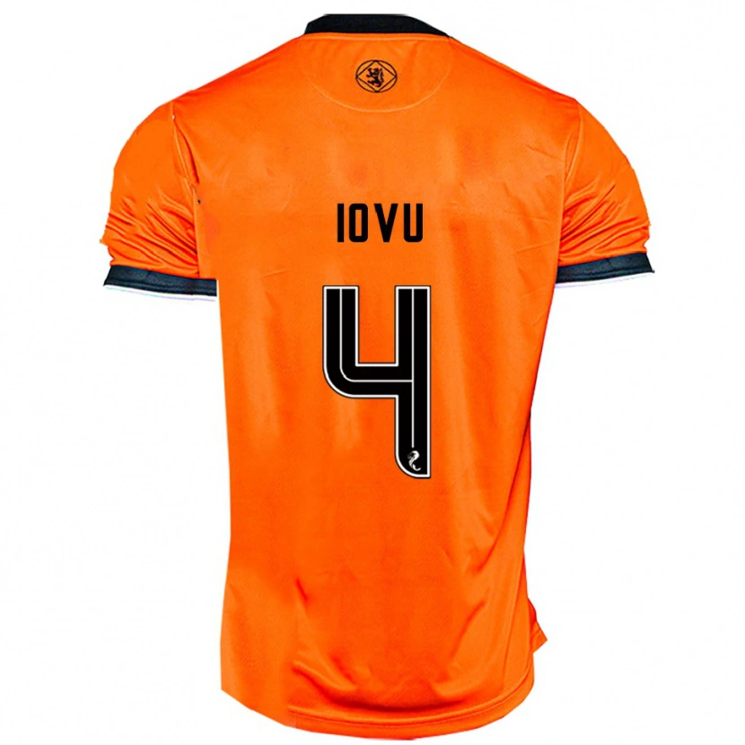 Danxen Herren Iurie Iovu #4 Orange Schwarz Heimtrikot Trikot 2025/26 T-Shirt Österreich