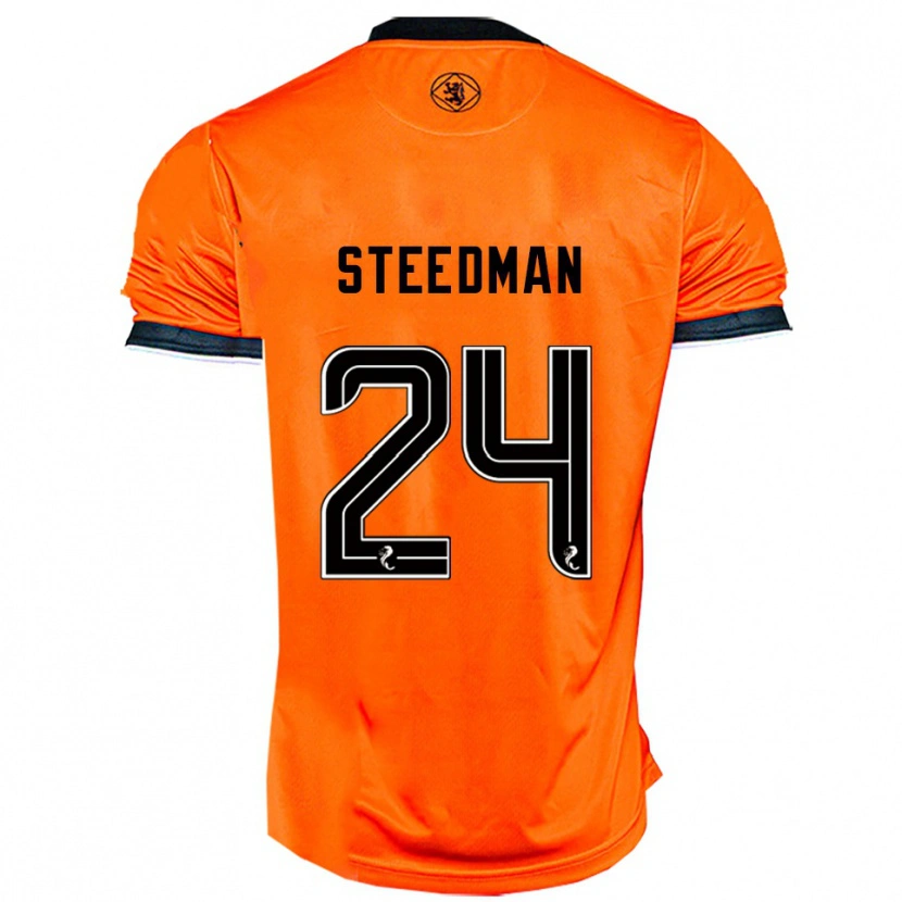 Danxen Herren Laura Steedman #24 Orange Schwarz Heimtrikot Trikot 2025/26 T-Shirt Österreich