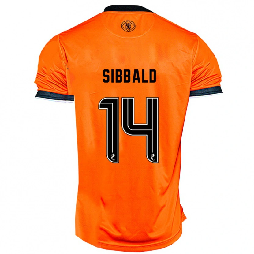 Danxen Herren Craig Sibbald #14 Orange Schwarz Heimtrikot Trikot 2025/26 T-Shirt Österreich