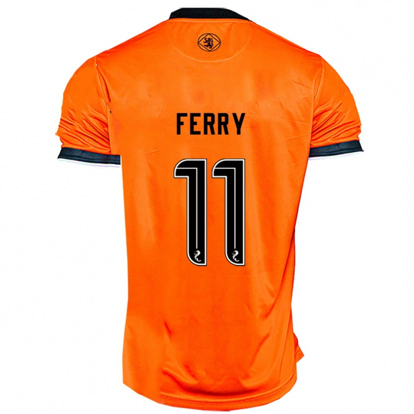 Danxen Herren Will Ferry #11 Orange Schwarz Heimtrikot Trikot 2025/26 T-Shirt Österreich
