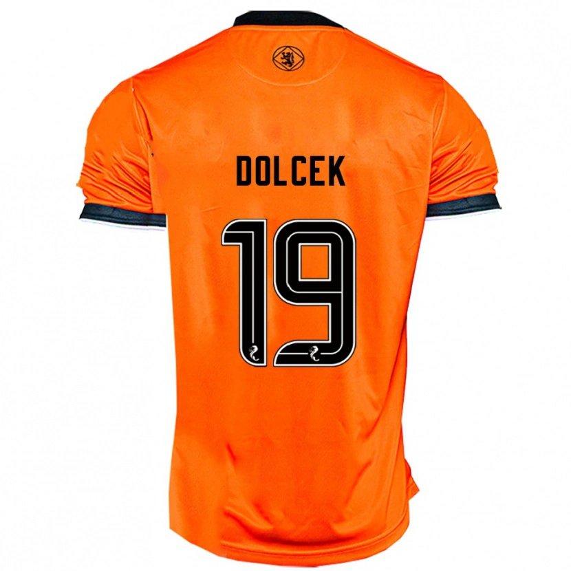 Danxen Herren Ivan Dolcek #19 Orange Schwarz Heimtrikot Trikot 2025/26 T-Shirt Österreich
