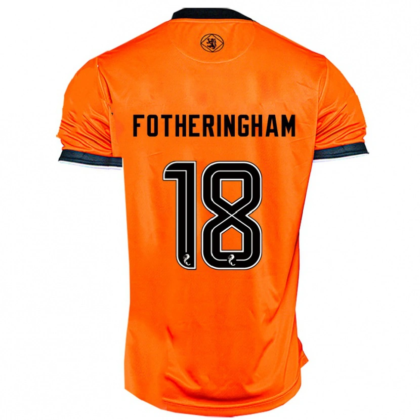 Danxen Herren Kai Fotheringham #18 Orange Schwarz Heimtrikot Trikot 2025/26 T-Shirt Österreich