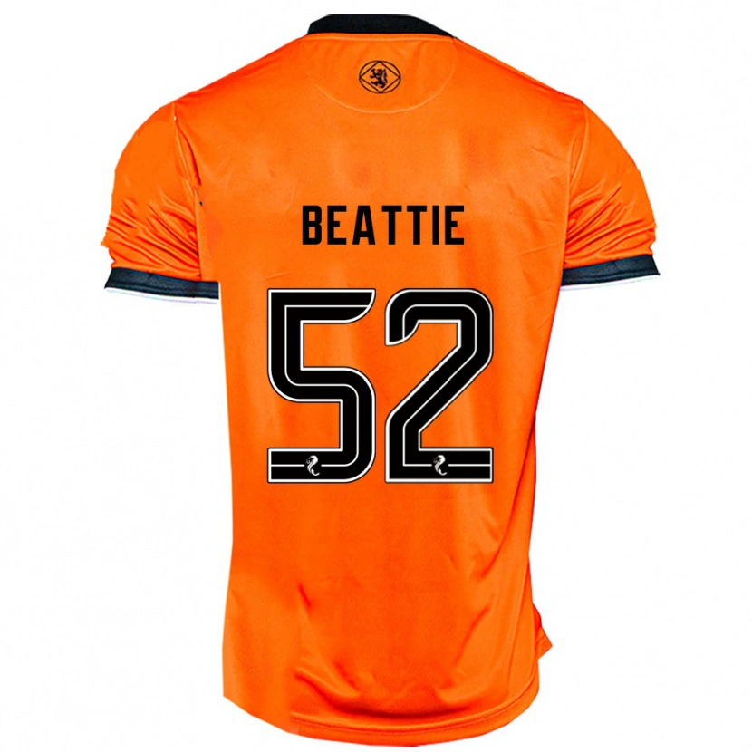 Danxen Herren Calvin Beattie #52 Orange Schwarz Heimtrikot Trikot 2025/26 T-Shirt Österreich